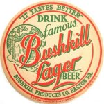 beer coaster from C. Schmidt & Sons (Christian Schmidt) Brewing Co. ( PA-BUSH-1 )