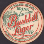 beer coaster from C. Schmidt & Sons (Christian Schmidt) Brewing Co. ( PA-BUSH-1B )