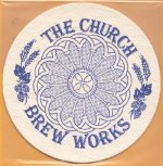 beer coaster from Cinderlands Beer Co. ( PA-CHUR-2 )