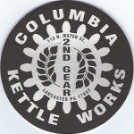 beer coaster from Commonwealth Brewing Co. ( PA-CKW-5 )