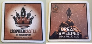 beer coaster from Crystal Ball Brewing Co. ( PA-CRCA-4 )