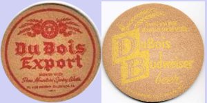 beer coaster from Duquesne Brewing Co. of Pittsburgh ( PA-DUB-1 )