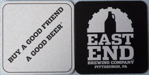 beer coaster from Eberhardt & Ober Brewing Co., The ( PA-EAST-1 )