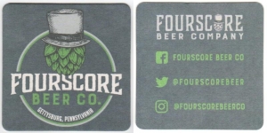 beer coaster from Frackville Brewing Co., The ( PA-FOUS-1 )