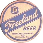 beer coaster from French Creek Valley Brewing Co. ( PA-FREE-1 )