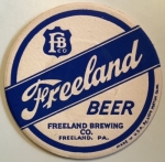 beer coaster from French Creek Valley Brewing Co. ( PA-FREE-1A )