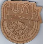 beer coaster from Fury Brewing Co. ( PA-FUNK-4 )