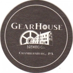 beer coaster from General Braddock Brewing Co ( PA-GEAR-3 )