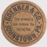 beer coaster from Golden Age Beer Co ( PA-GOEN-2 )