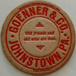 beer coaster from Golden Age Beer Co ( PA-GOEN-5 )