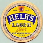 beer coaster from Helltown Brewing ( PA-HELB-1 )