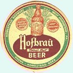 beer coaster from Hop Farm Brewing Co. ( PA-HOME-1 )