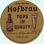 beer coaster from Hop Farm Brewing Co. ( PA-HOME-2 )