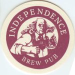 beer coaster from Independence Brewing Co. ( PA-INPB-2 )