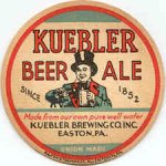 beer coaster from Kurant Brew & Brew ( PA-KUEB-2A )