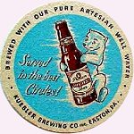 beer coaster from Kurant Brew & Brew ( PA-KUEB-4 )