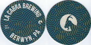 beer coaster from Labor Brewing Co. ( PA-LACA-2 )