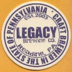 beer coaster from Lehigh Valley/Schaefer ( PA-LBC-1 )