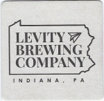 beer coaster from Liberty Brewing Co. ( PA-LEVI-1 )