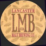 beer coaster from Langhorne Brewing Company, The ( PA-LMB-3 )