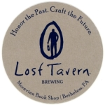 beer coaster from Love City Brewing ( PA-LOST-4 )