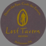 beer coaster from Love City Brewing ( PA-LOST-5 )