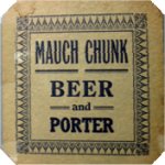 beer coaster from McAllister Brewing Company ( PA-MAUC-2 )