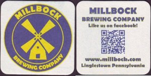 beer coaster from Millcreek Brewing Co ( PA-MILL-2 )