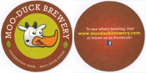 beer coaster from Moose Brewing ( PA-MODK-1 )