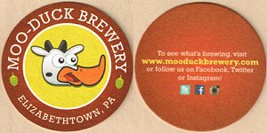 beer coaster from Moose Brewing ( PA-MODK-3 )