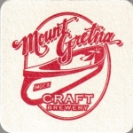 beer coaster from Mount Joy Brewery ( PA-MTGR-2 )