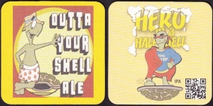 beer coaster from Nodding Head Brewery & Restaurant ( PA-NIHI-2 )