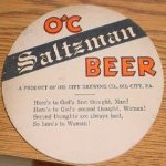 beer coaster from Old Dutch Brewing Co. ( PA-OILC-5 )