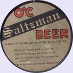 beer coaster from Old Dutch Brewing Co. ( PA-OILC-7 )