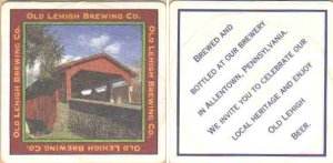 beer coaster from Old Reliable Brewing Co. ( PA-OLEH-1 )