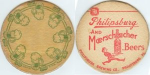 beer coaster from Phoenix Brewing Co. ( PA-PHIP-2 )