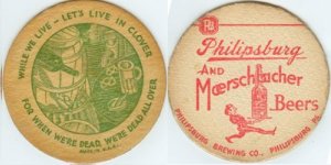 beer coaster from Phoenix Brewing Co. ( PA-PHIP-3 )