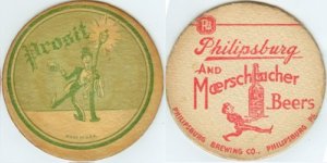 beer coaster from Phoenix Brewing Co. ( PA-PHIP-4 )