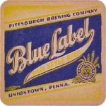 beer coaster from Pittston Brewing ( PA-PITC-2 )