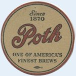 beer coaster from Pottstown Brewing Co. ( PA-POTH-3 )