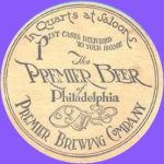 beer coaster from Premium Beer Co. ( PA-PREM-1 )