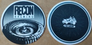 beer coaster from Red Baron Beer Co. ( PA-RECO-1 )