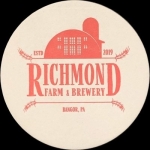 beer coaster from Rieger & Gretz Brewing Co ( PA-RICH-1 )