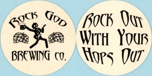 beer coaster from Rockwood Brewing Co. ( PA-ROCK-2 )