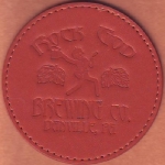 beer coaster from Rockwood Brewing Co. ( PA-ROCK-3 )