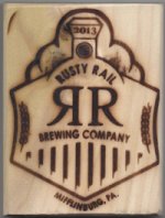 beer coaster from Sage Alley Brewery & Grille ( PA-RR-1 )