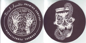 beer coaster from Touchstone Brewing Co. (Lydian Stone) ( PA-TIRE-1 )