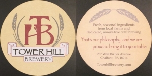 beer coaster from TrAils to Ales Brewery ( PA-TOWH-2 )