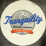 beer coaster from Triple Bottom Brewing ( PA-TRAN-1 )