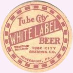 beer coaster from Tun Tavern Lager ( PA-TUBE-3 )